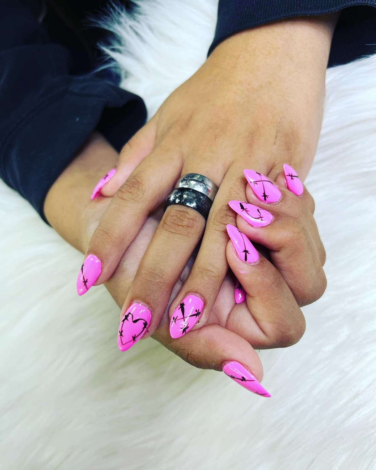 Nail work by L.A. Nails