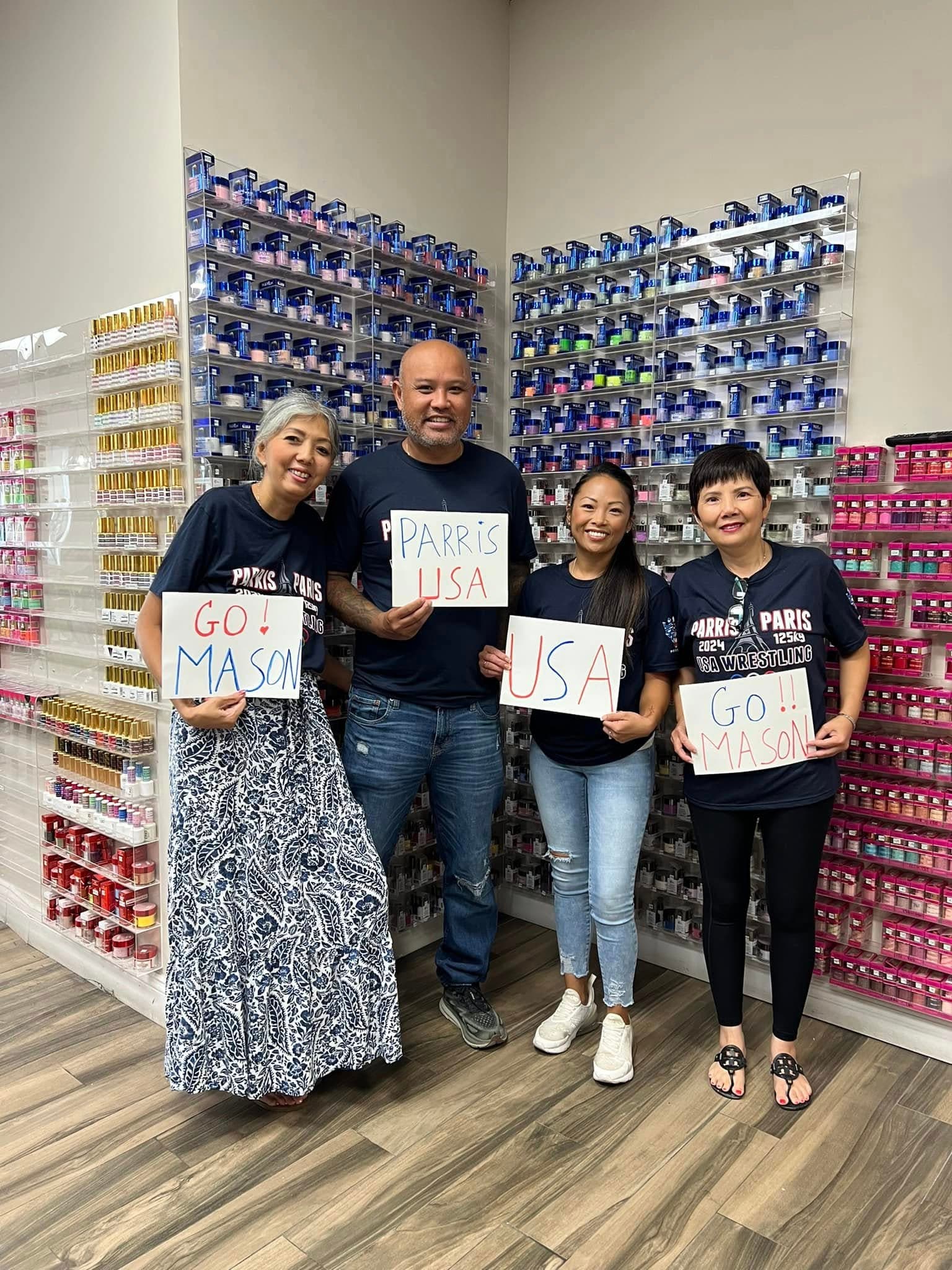 Inside L.A. Nails – our welcoming salon in Lawrenceburg, IN