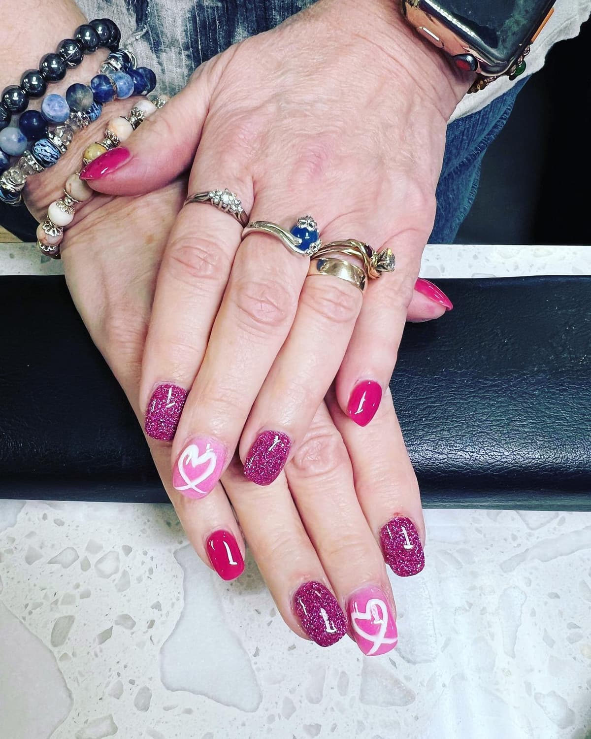 Nail work by L.A. Nails