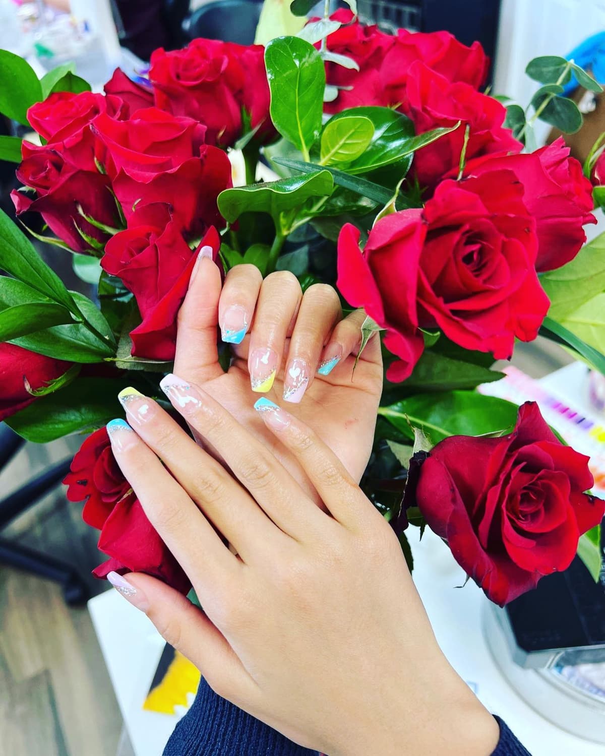 Nail work by L.A. Nails